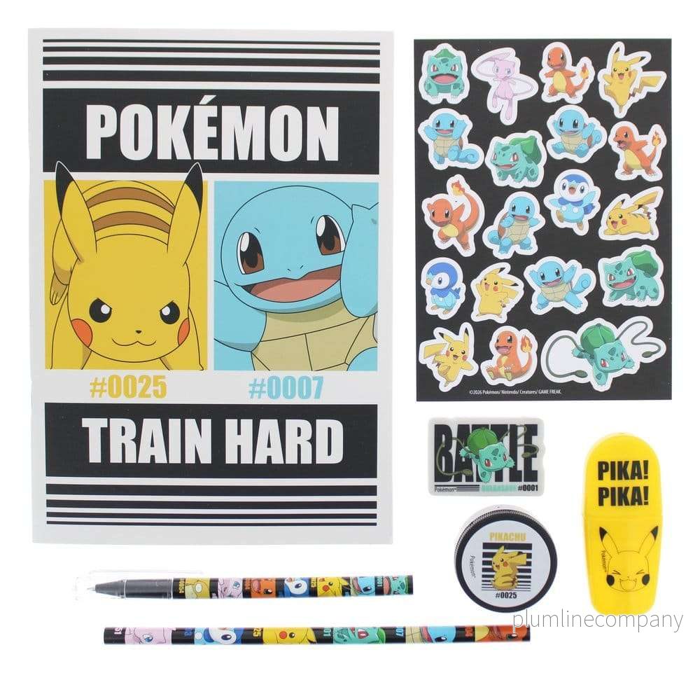 Pokémon brevpappersset 7 delar Pokémon brevpappersset 7 delar