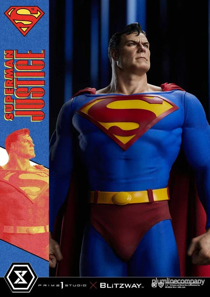 DC Comics Premium Masterline Series Staty 1/4 Superman Justice Comics 57 cm - Bild 3