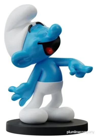 Smurfarna Figur Jokey Smurf 11 cm - Detaljerad Samlarfigur i Resin - Bild 3