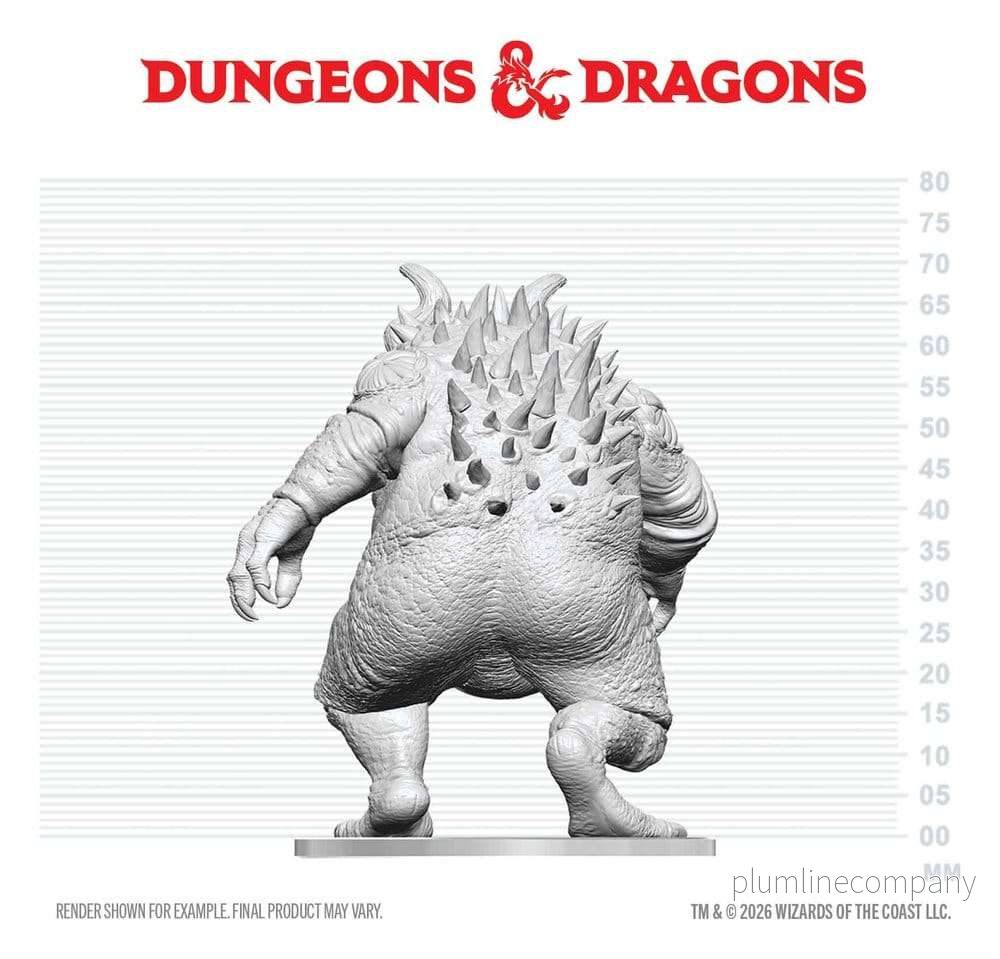 Dungeons & Dragons Nolzur's Marvelous Miniatures Omålad Hezrou-miniatyr 17 cm - Bild 2