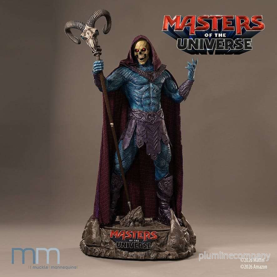 Masters of the Universe Skeletor figur i naturlig storlek 221 cm Masters of the Universe Skeletor figur i naturlig storlek 221 cm