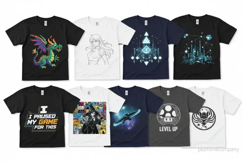 T-shirts 3st slumpade med olika Tryck i storlek XXLarge