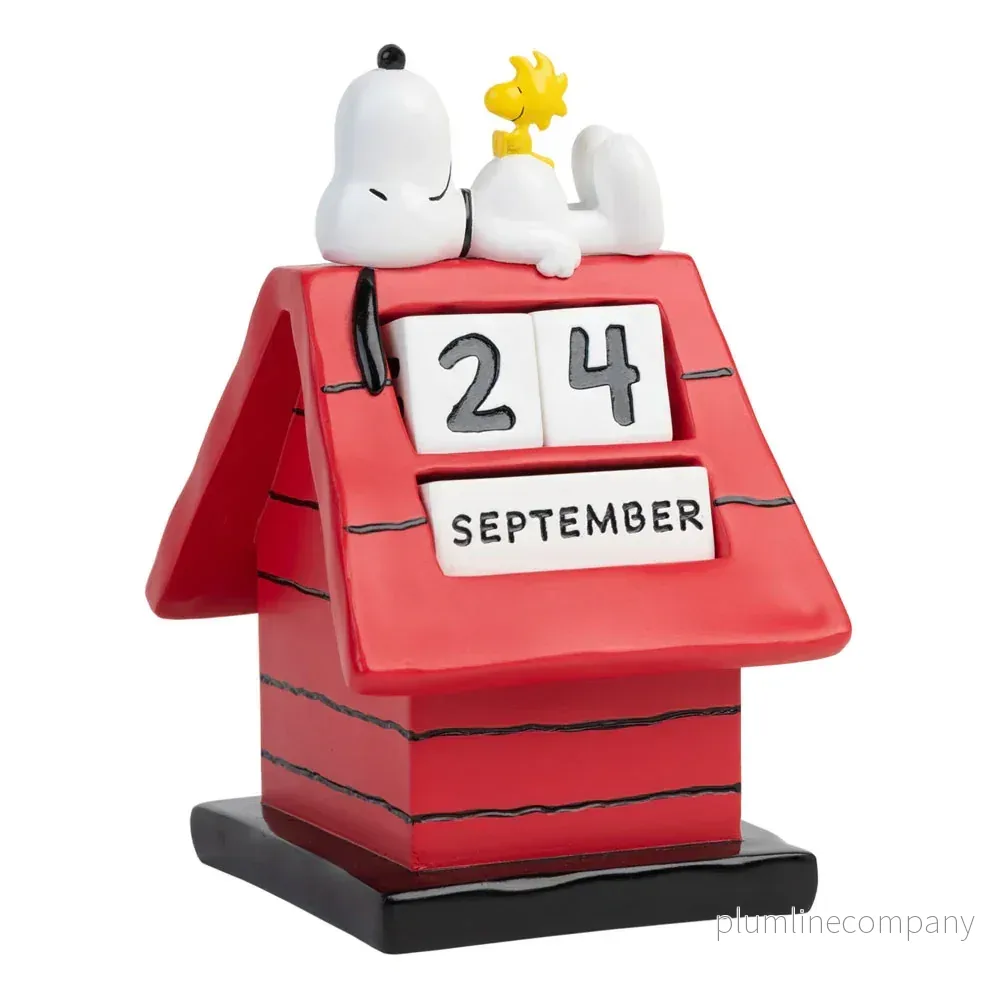 Peanuts 3D evig Kalender Snoopy Hundhus