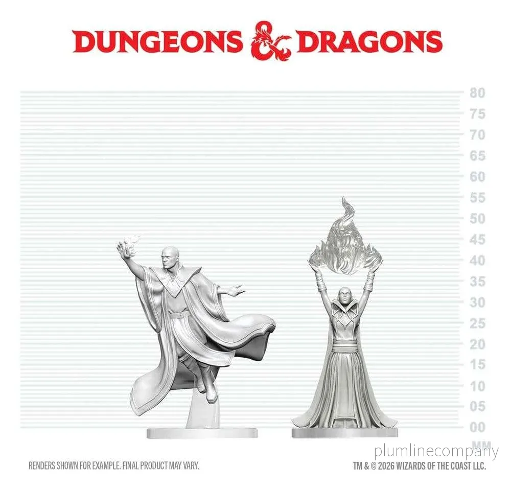 Dungeons & Dragons Nolzur's Marvelous Miniatures Omålade Red Wizard Mage & Archmage 14 cm - Bild 2