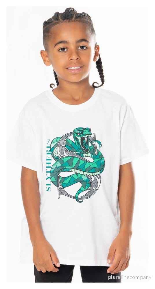 Harry Potter Barn T-shirt Slytherin Mosaik Storlek 12-13 år Harry Potter Barn T-shirt Slytherin Mosaik Storlek 12-13 år