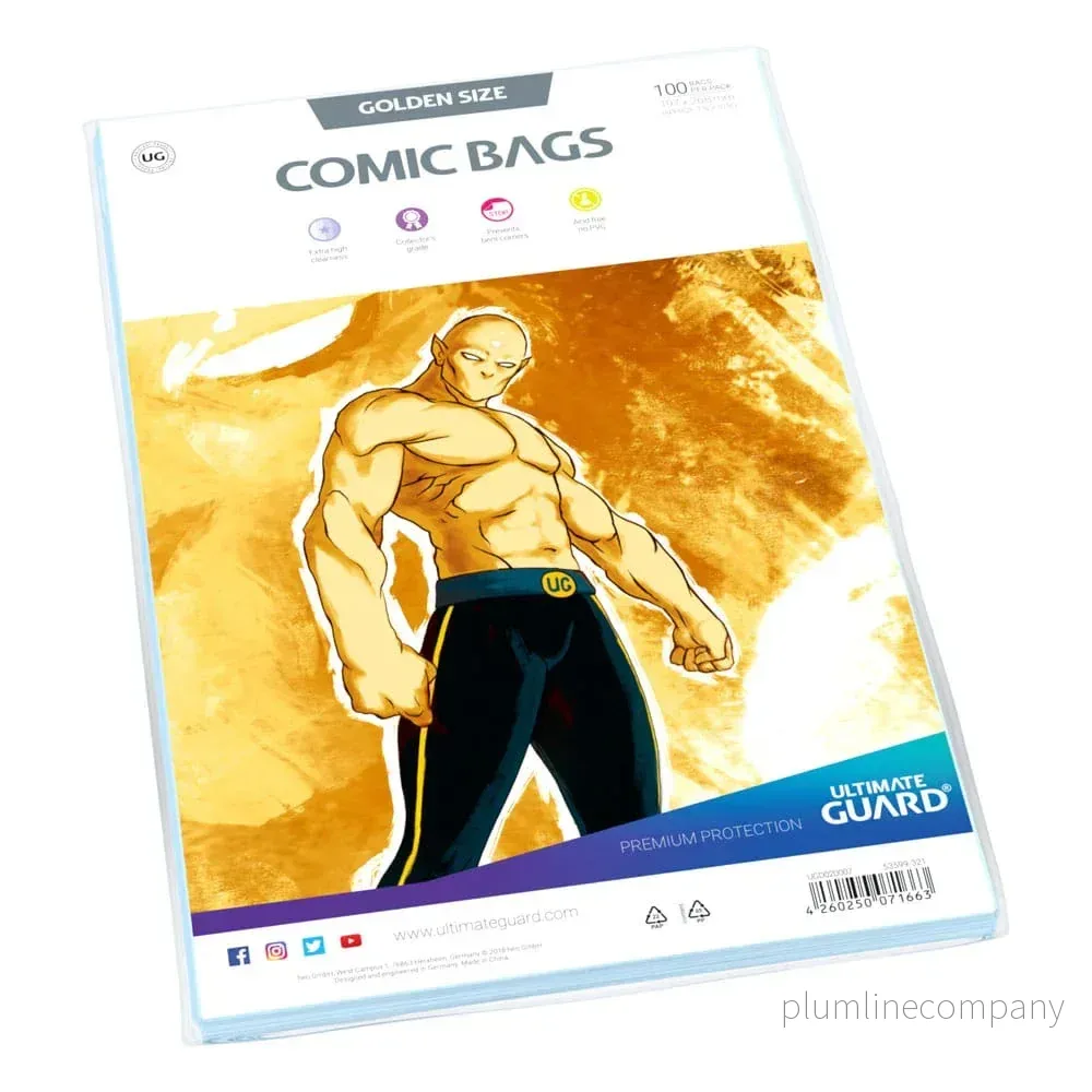 Ultimate Guard Comic Bags Standard (100) - Golden Size - Bild 3