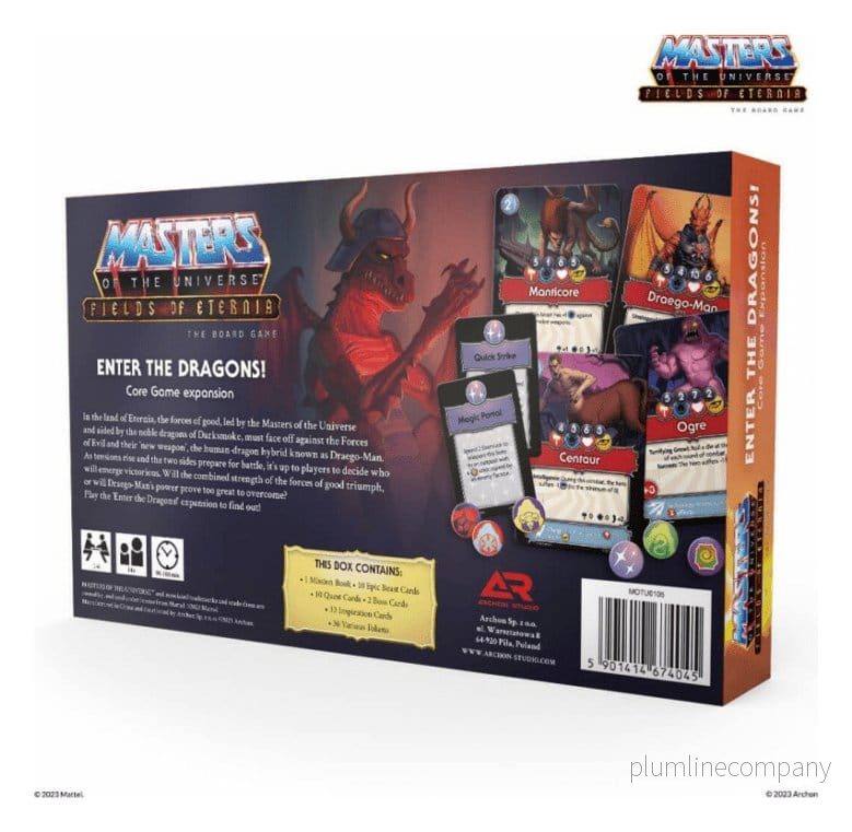 Masters of the Universe Brädspel Expansion Fields of Eternia - Enter the Dragons! *Engelsk version* - Bild 2
