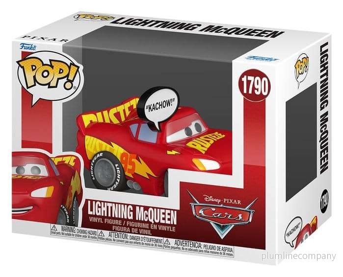 Cars POP! Sayings Vinylfigur Lightning McQueen (Kachow) 6 cm - Bild 2