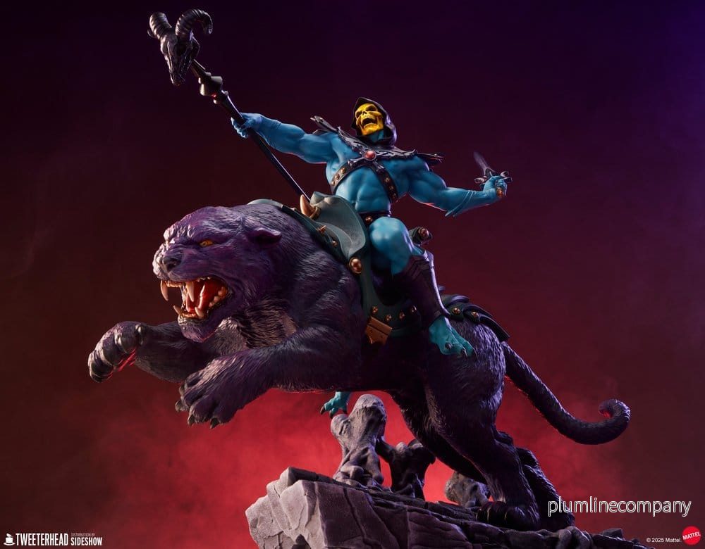 Masters of the Universe 1/4 Figur Skeletor & Panthor 81 cm - Bild 2