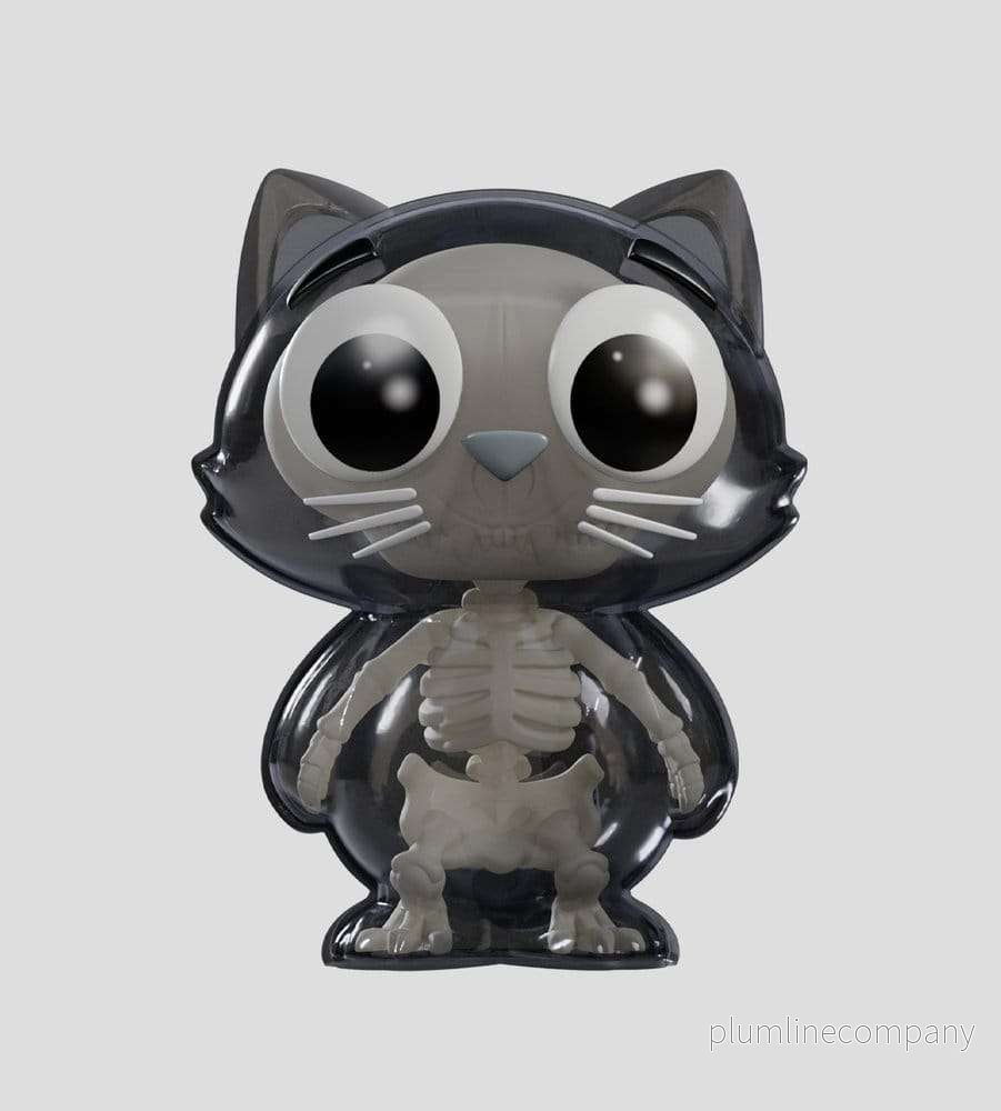 Catscans Mini Figures S2 Bare Bones 6 cm Blind Box Display (6) - Bild 3
