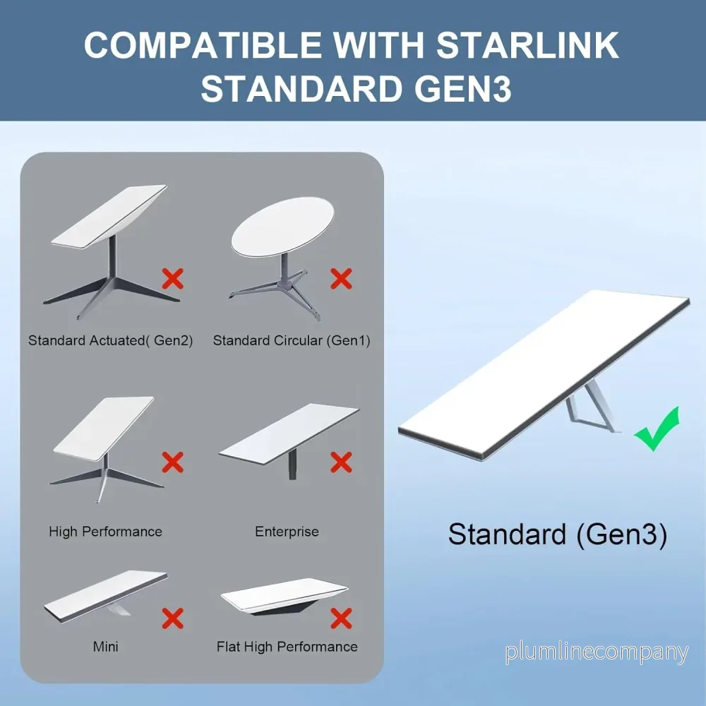 Starlink 30m Gen 3 Kabel Cat6 RJ45 Koppar IP67 Vattentät Satellit High Speed Standard V3-kabel - Bild 3