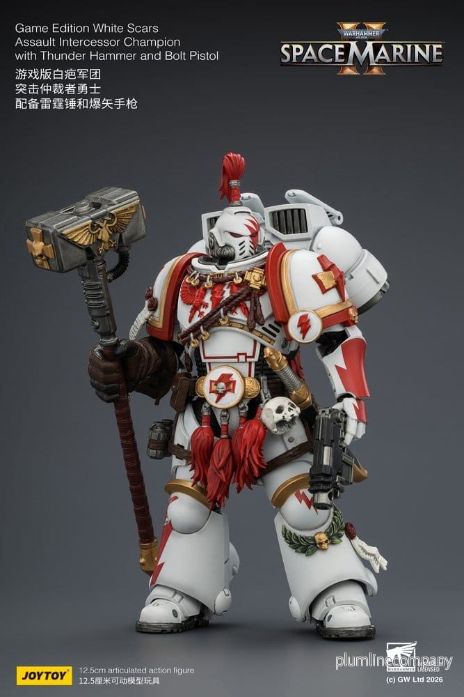 Warhammer Actionfigur Spelledition White Scars Assault Intercessor Champion 13 cm - Bild 3
