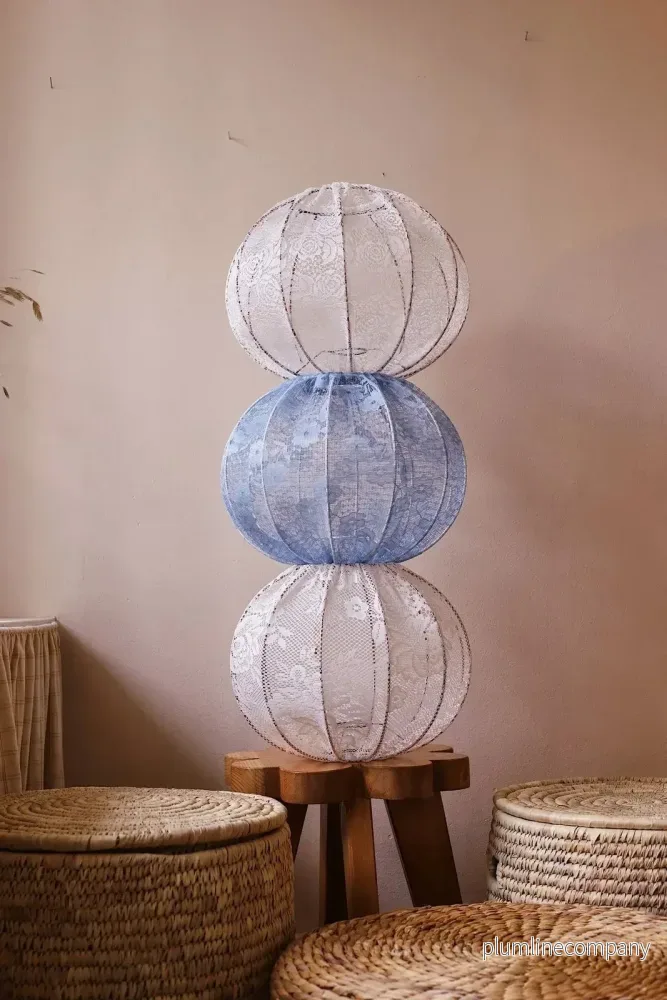Myrull lampskärm 30 cm till bordslampa spets - Bild 2