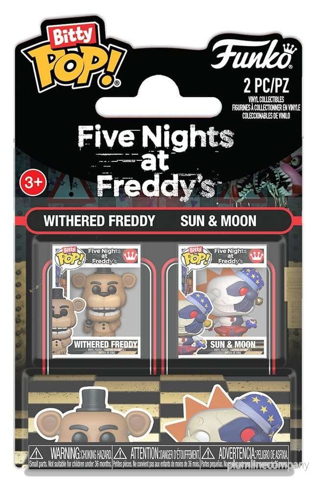 Five Nights at Freddy’s Bitty POP! figur 2-pack Withered Freddy & Sun & Moon 2 cm Five Nights at Freddy’s Bitty POP! figur 2-pack Withered Freddy & Sun & Moon 2 cm