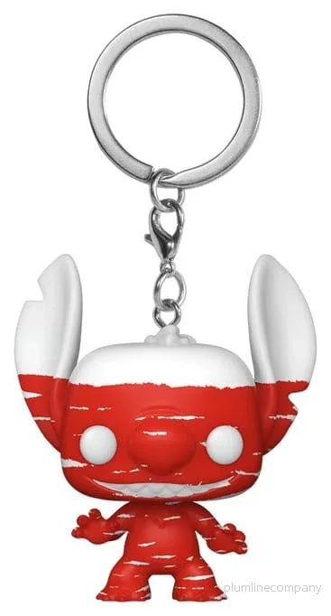 Lilo & Stitch Ficka POP! Vinyl Nyckelring 4 cm Stitch Dålighetsnivå Display (12) - Bild 2