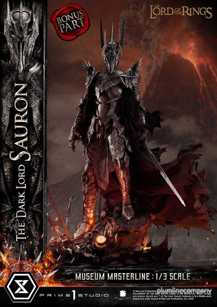 Lord of the Rings Museum Masterline Series Staty 1/3 The Dark Lord Sauron Bonus Version 117 cm Lord of the Rings Museum Masterline Series Staty 1/3 The Dark Lord Sauron Bonus Version 117 cm