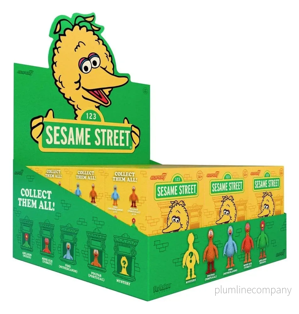 Sesame Street (Stora Fåglar från hela världen) Actionfigur Blind Box Våg 5 Display (12) - Bild 2