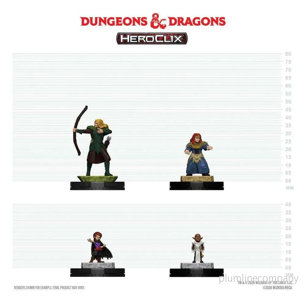 Dungeons & Dragons HeroClix 400: Figuren Set Äventyrspartiet 1 - Bild 2
