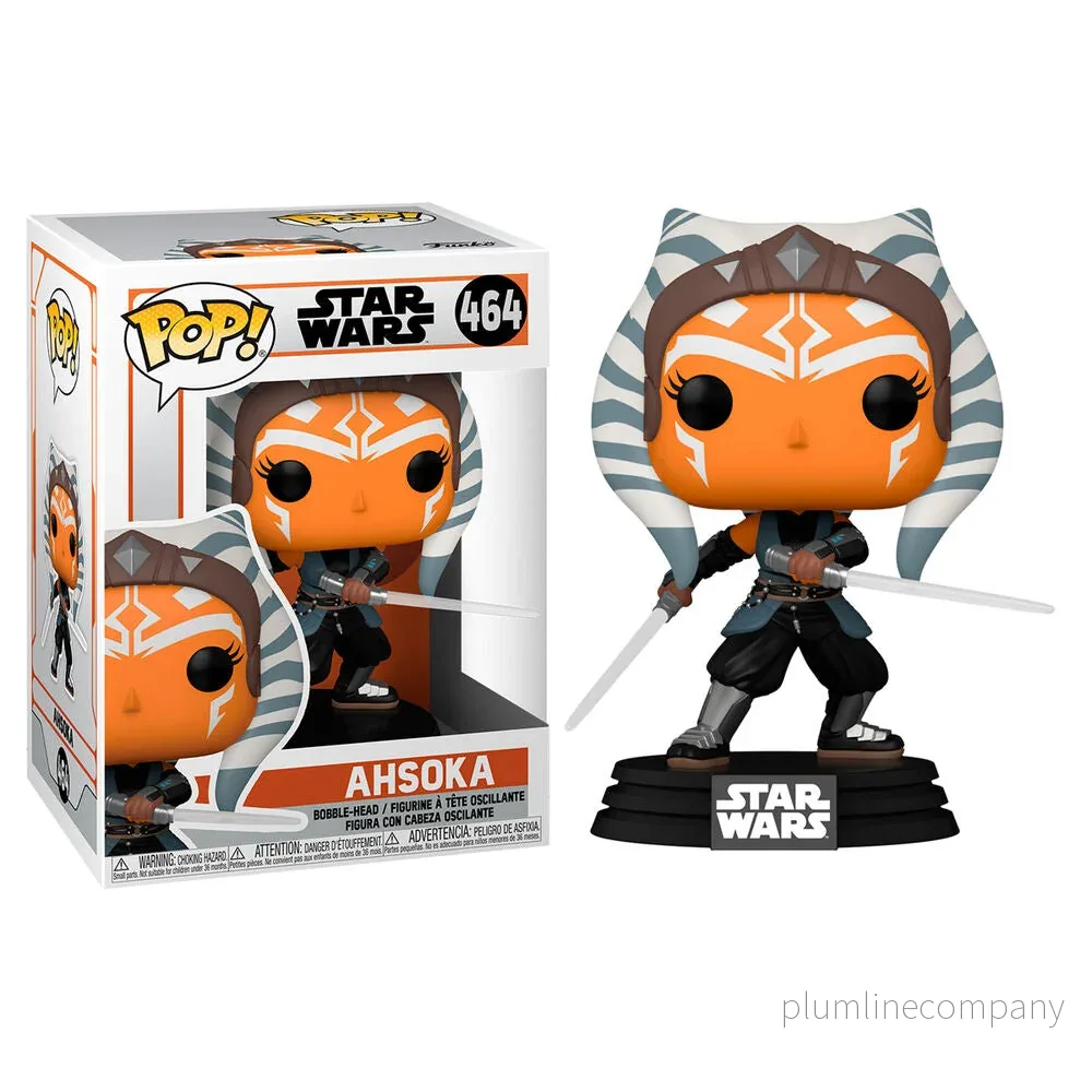 POP Figur Star Wars Mandalorian Ahsoka med ljussablar POP Figur Star Wars Mandalorian Ahsoka med ljussablar