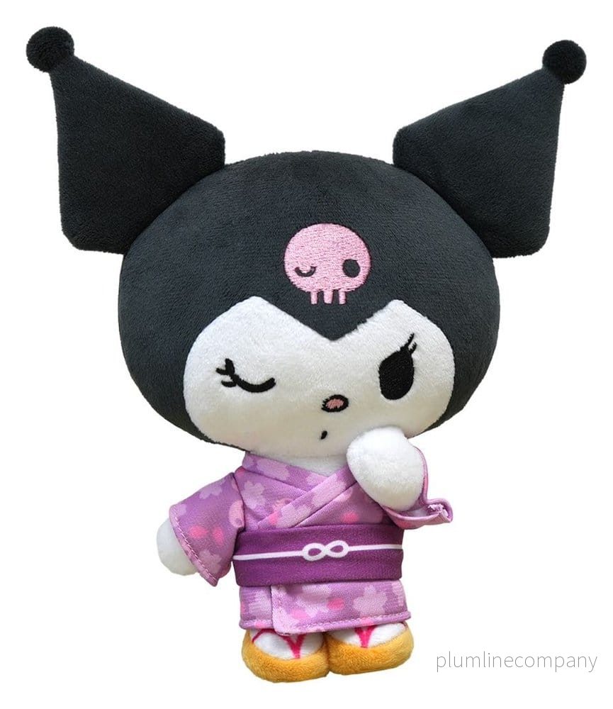 Sanrio gosedjur Kuromi Kimono Version 22 cm - Bild 2