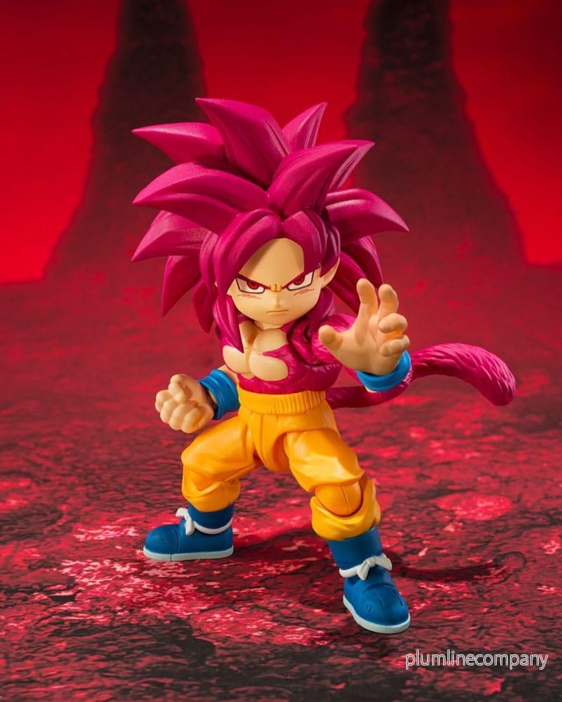 Dragon Ball Daima S.H.Figuarts Action Figur Super Saiyan Level 4 Son Goku (mini) 8 cm - Bild 3