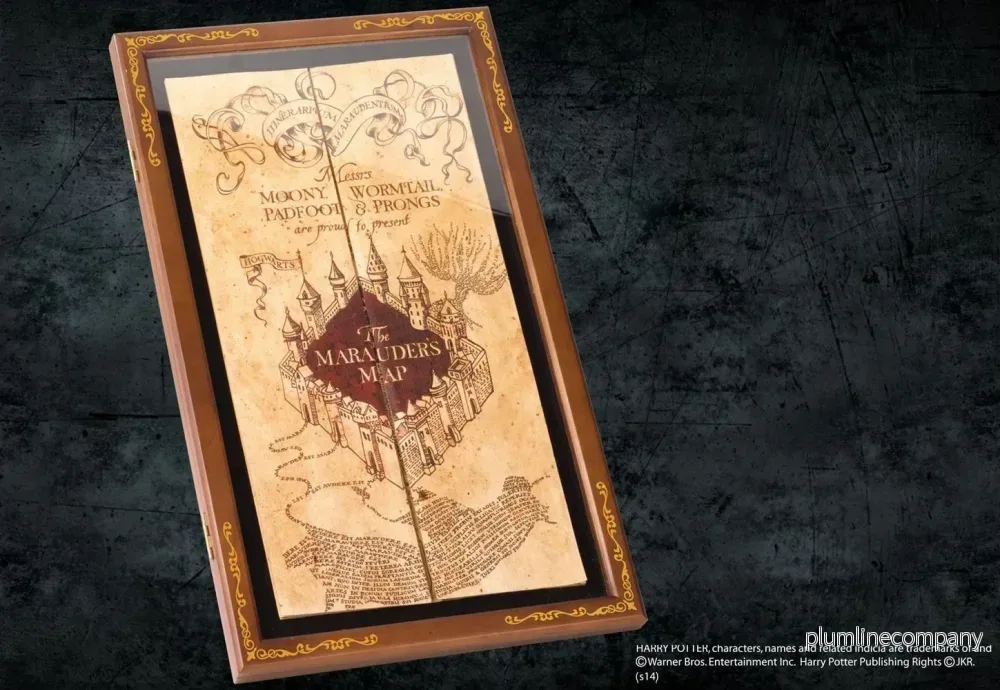 Harry Potter Marauder’s Map Display Case