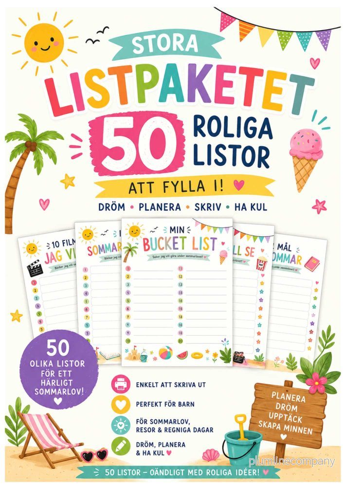 Stora listpaketet för barn