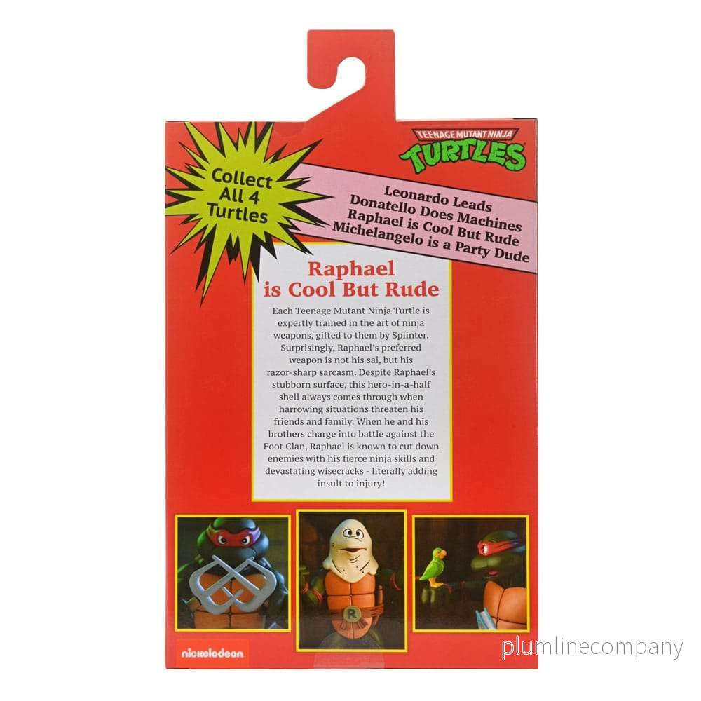 Teenage Mutant Ninja Turtles (1987 Cartoon) Action Figure Ultimate Raphael (VHS) 18 cm - Bild 3