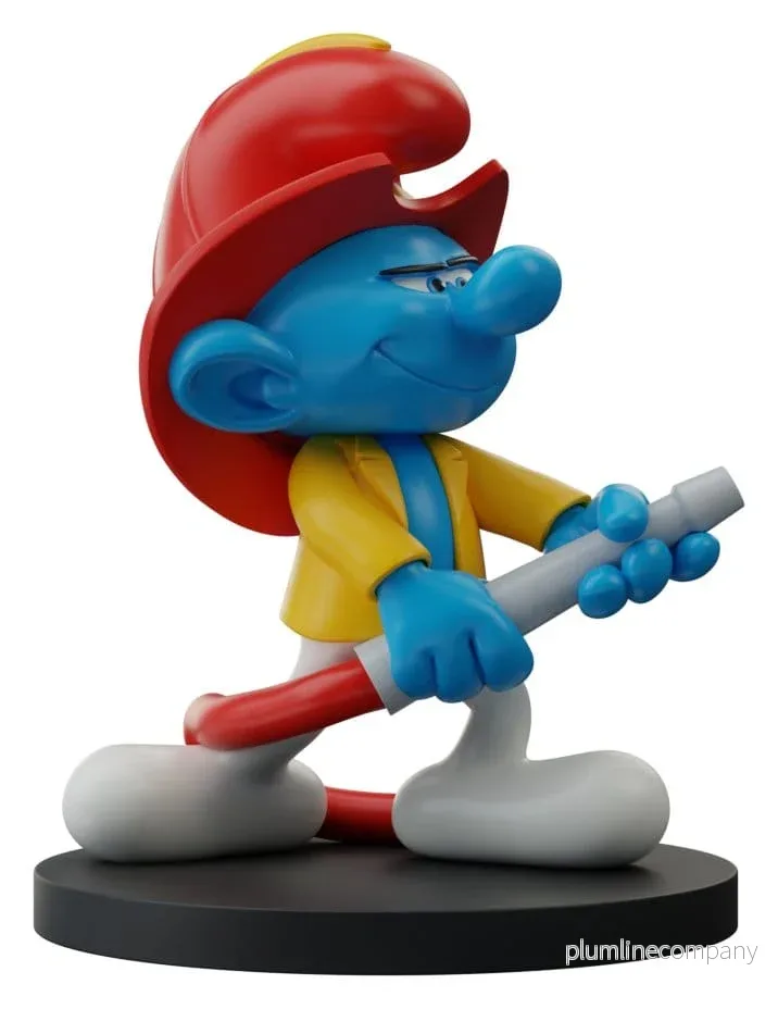 Smurfarna Figur Brandmannen Smurf 12 cm - Bild 2