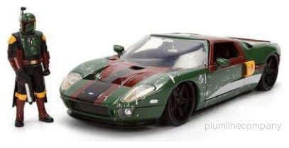 Star Wars Diecast Modell 1:24 Boba Fett 2005 Ford GT Star Wars Diecast Modell 1:24 Boba Fett 2005 Ford GT