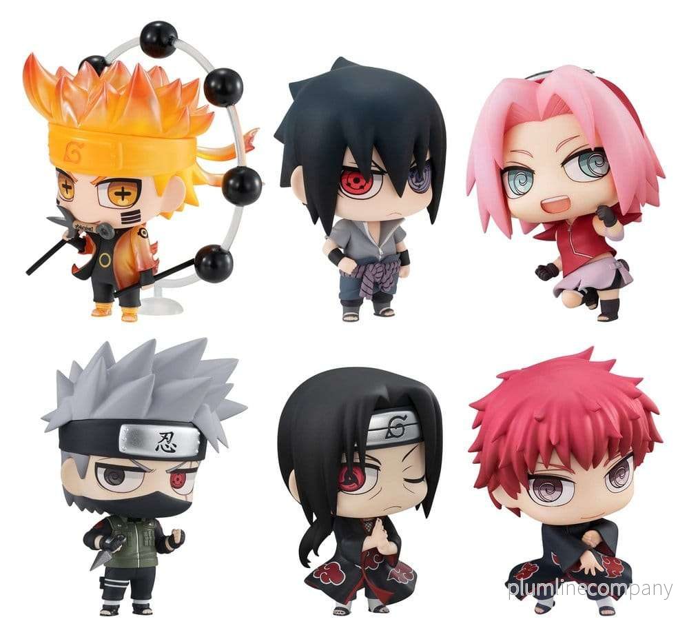 Naruto Shippuden ChimiMega Series Mascot Collection 1 minifigurer 6 cm Blind Box Display (6) Naruto Shippuden ChimiMega Series Mascot Collection 1 minifigurer 6 cm Blind Box Display (6)