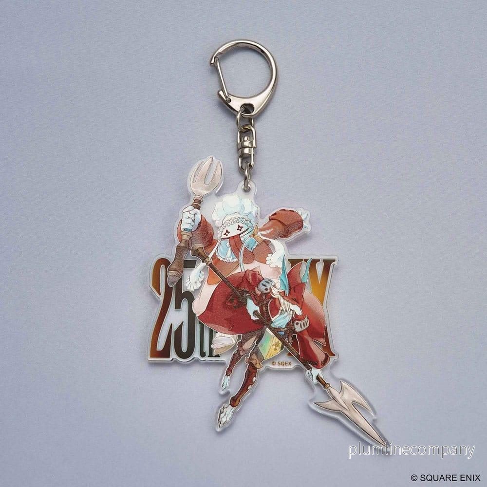 Final Fantasy IX Acrylic Nyckelring 25th Anniversary Quina & Freija