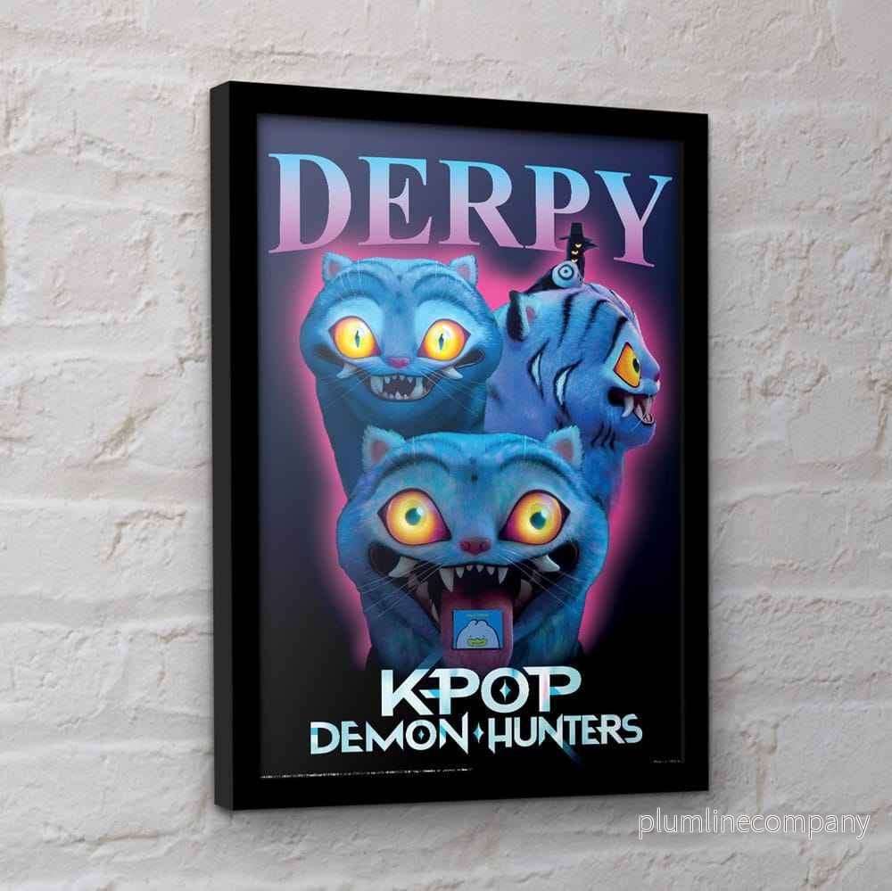 KPop Demonjägare Samlaraffisch Inramad Poster Derpy - Bild 3