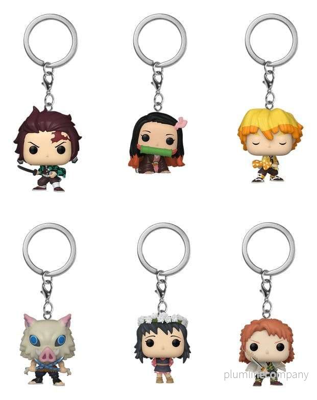 Demon Slayer: Kimetsu no Yaiba POP! Vinyl-nyckelringar 4 cm display (12) - Bild 2