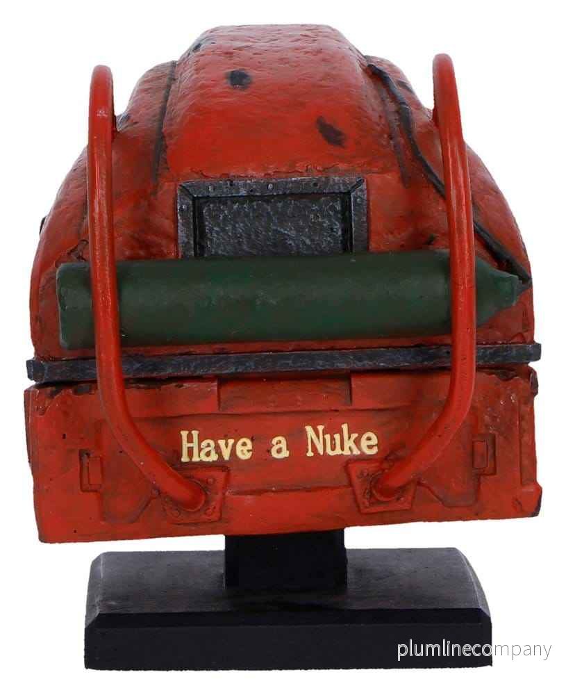 Fallout Hjälm Nukatron 11 cm - Detaljerad Minireplik i Högkvalitativt Harts - Bild 3