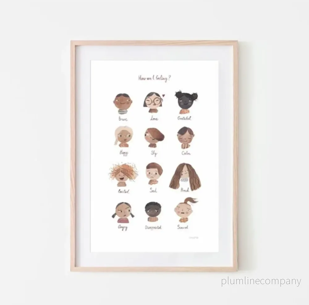 Mushie Poster Feelings