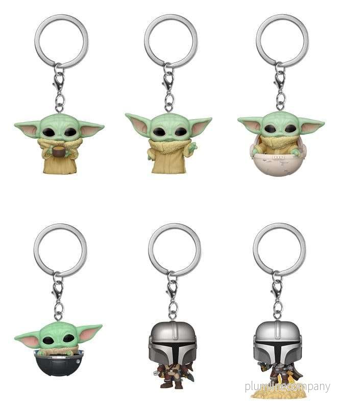 Star Wars POP! Vinyl-nyckelringar The Mandalorian 4 cm display (12) - Bild 2
