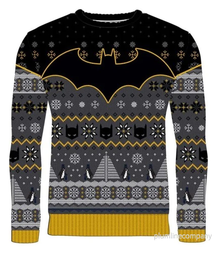 Batman jultröja med pingvinmotiv Batman jultröja med pingvinmotiv