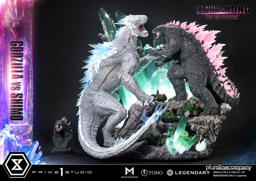Godzilla x Kong: The New Empire Ultimate Diorama Masterline Series-statyn Godzilla vs Shimo 86 cm