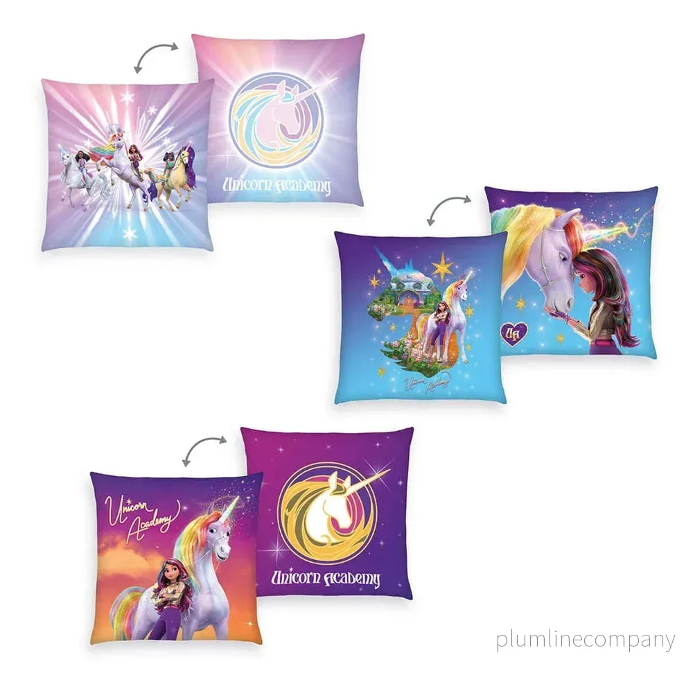 Unicorn Academy Kuddar Magic 40 x 40 cm - Set med 15 - Bild 2