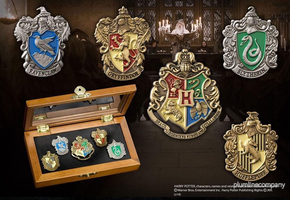 Harry Potter Pin Collection Hogwarts Houses (5 stift) Harry Potter Pin Collection Hogwarts Houses (5 stift)
