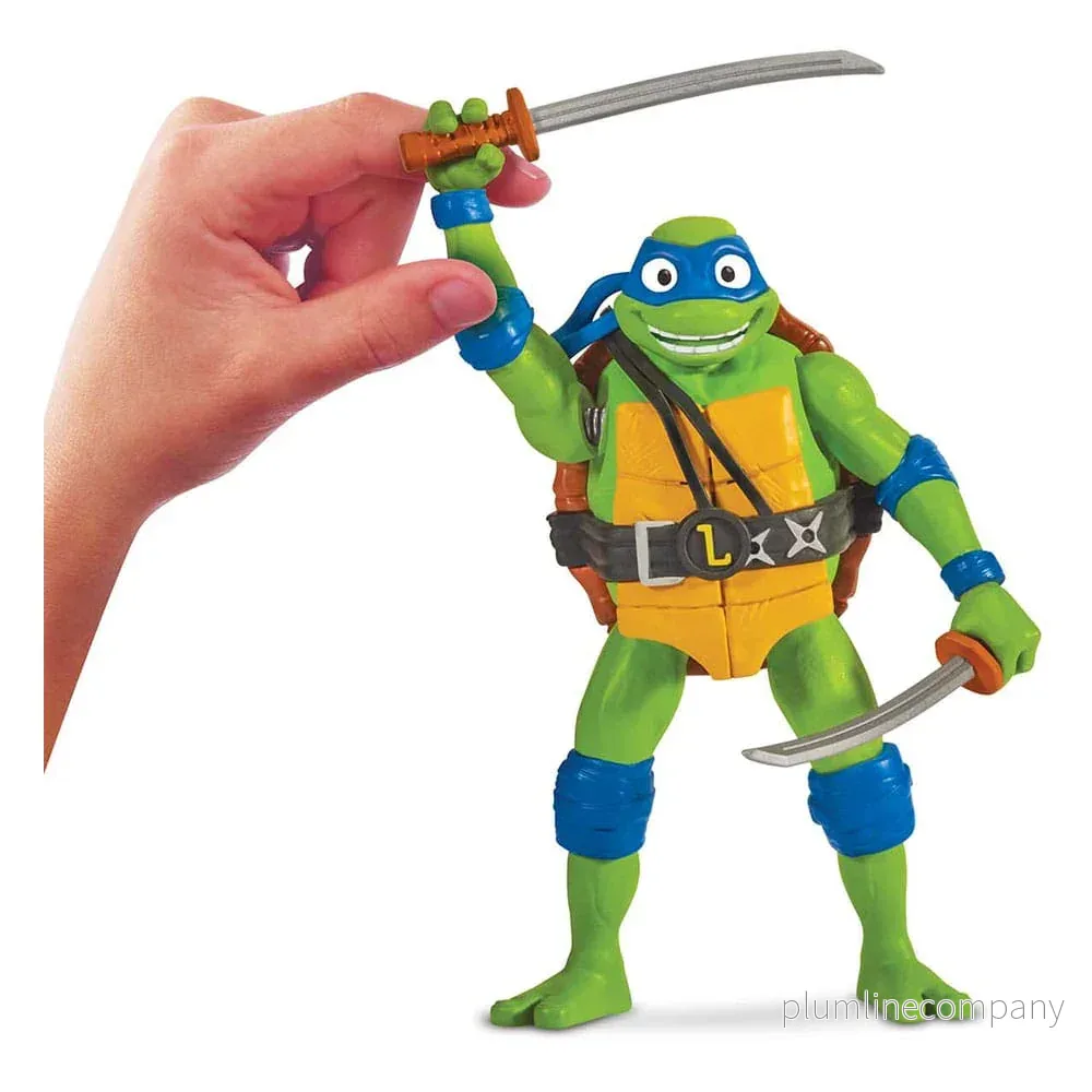 Teenage Mutant Ninja Turtles: Mutant Mayhem Ninja Shouts Action Figur Leonardo 14 cm - Bild 2