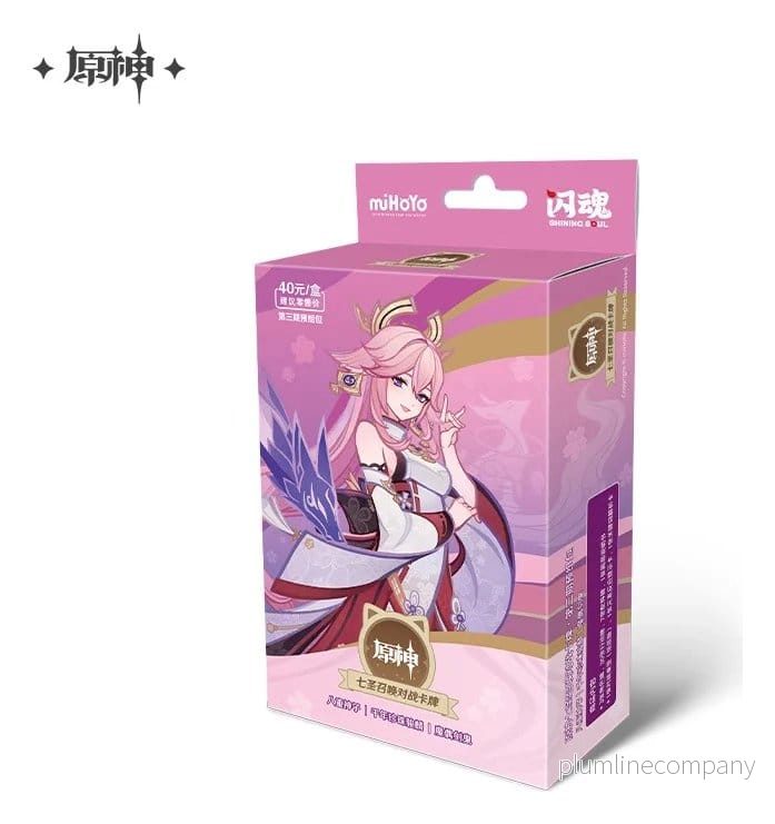 Genshin Impact Trading Card Game Serie 03 Förbyggt Startpaket 05 Yae Miko *Kinesisk Version* - Bild 2
