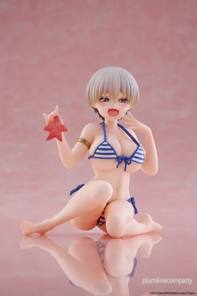 Uzaki-chan vill hänga! Skrivbordsfigur söt PVC Hana Uzaki (badkläder version) 13 cm Uzaki-chan vill hänga! Skrivbordsfigur söt PVC Hana Uzaki (badkläder version) 13 cm