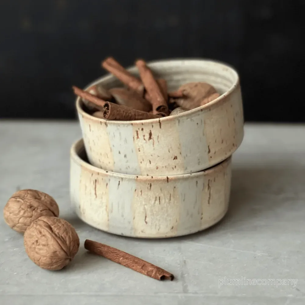 Frukostskål liten – havre/creme x2 Frukostskål liten – havre/creme x2
