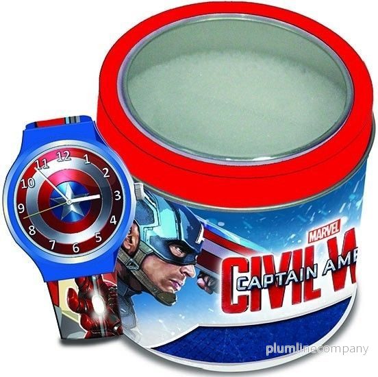 Barnklocka Marvel – Captain America Tin Box Barnklocka Marvel – Captain America Tin Box
