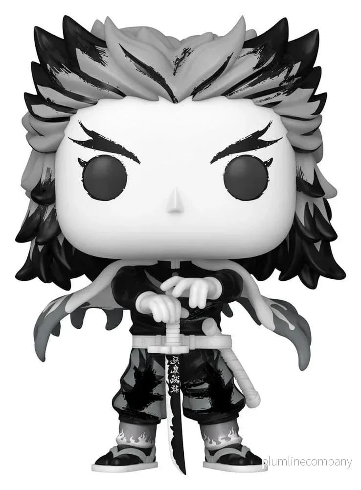 Demon Slayer: Kimetsu no Yaiba POP! Animation Figurer Rengoku(Sumi-Ink) 9 cm - Bild 2