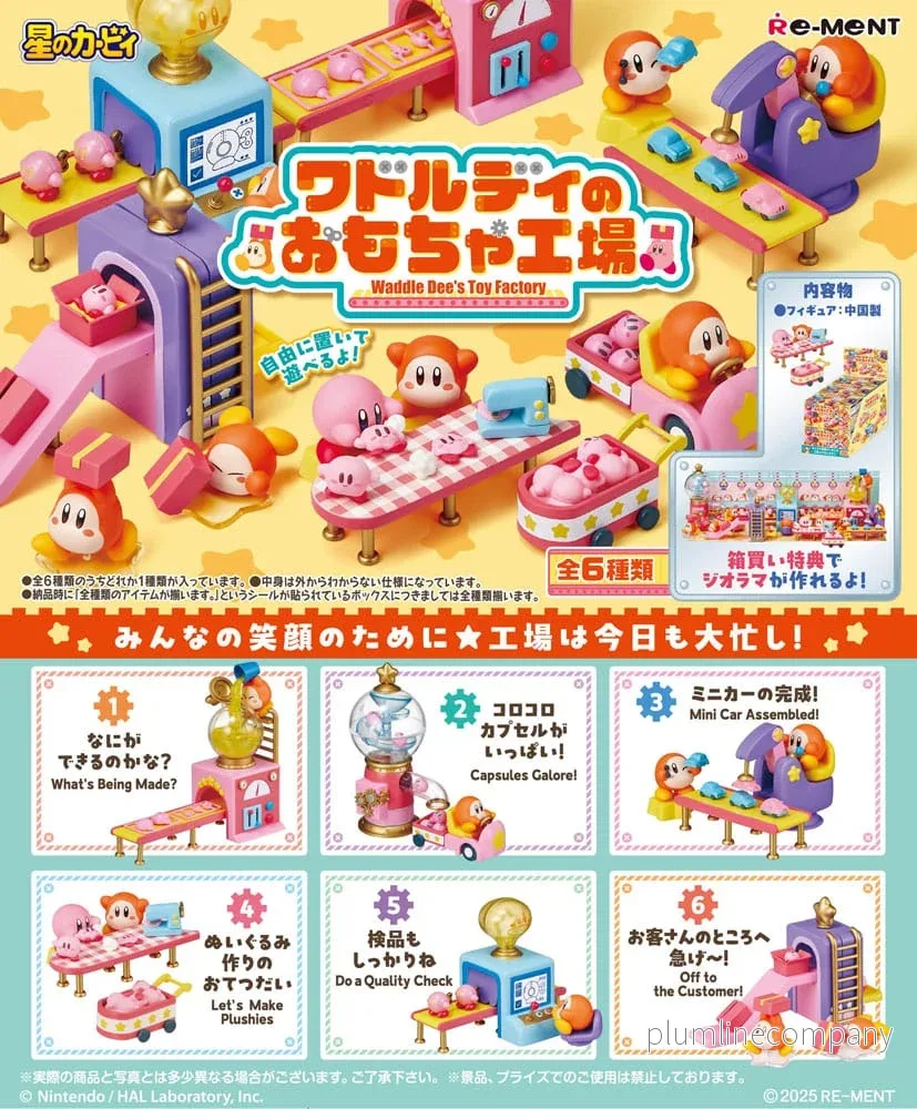 Kirby Minifigurer 6 cm Waddle Dee's Leksaksfabrik Blindbox-display (6) - Bild 2