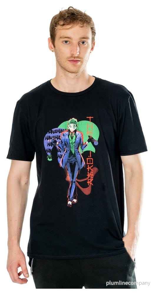 DC Comics T-shirt The Joker Anime Rött Ljus Storlek S DC Comics T-shirt The Joker Anime Rött Ljus Storlek S