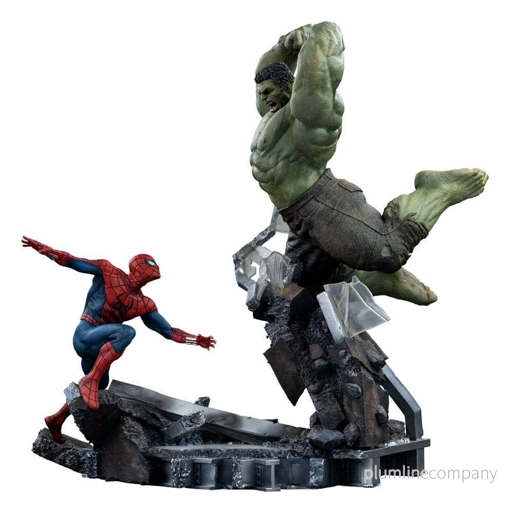 Marvel Comics Art Scale Statue 1/10 Spider-Man vs Hulk 38 cm - Bild 3